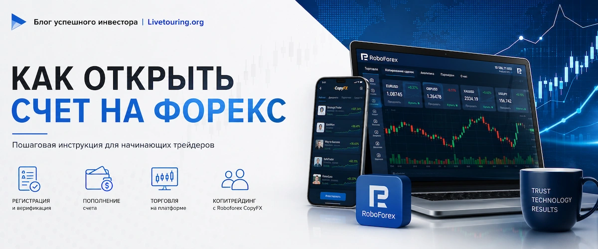 как открыть счет на форекс