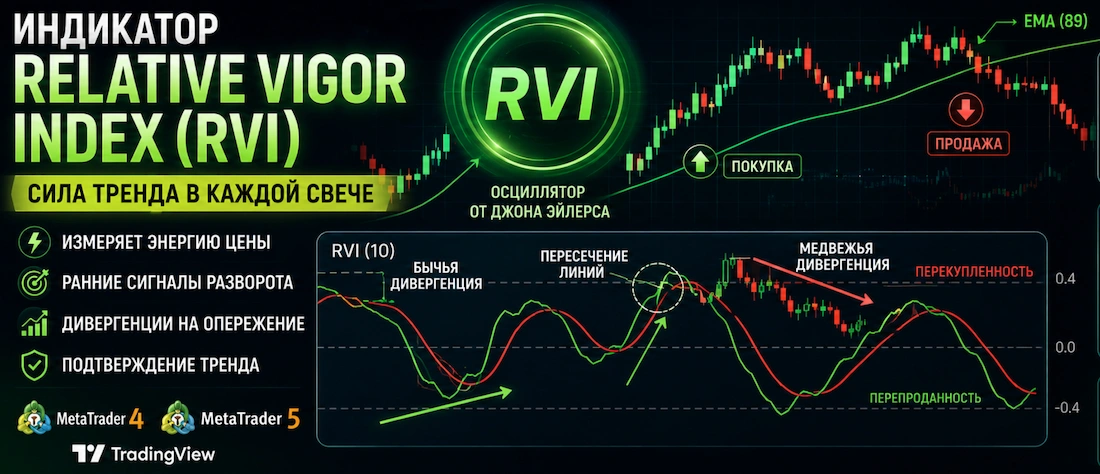 индикатор Relative Vigor Index что это