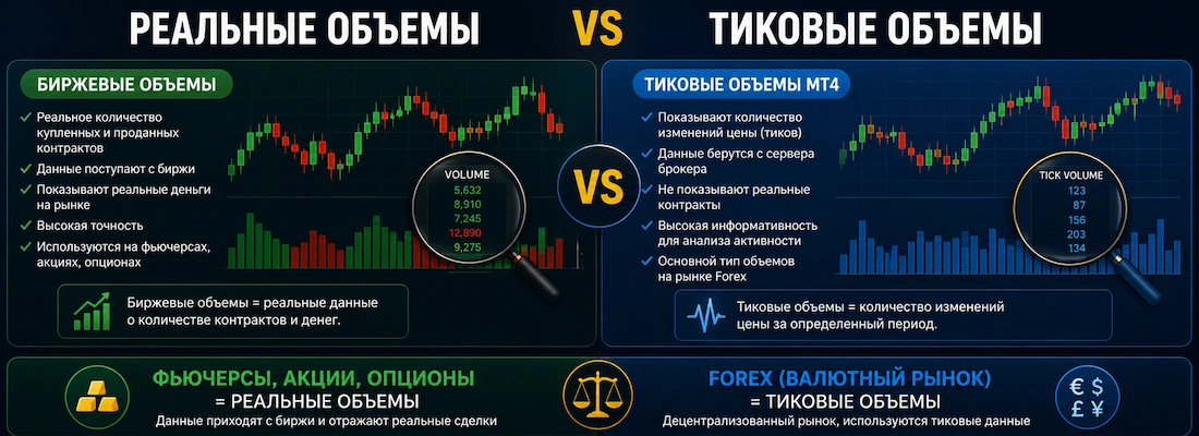 тиковые объемы MT4