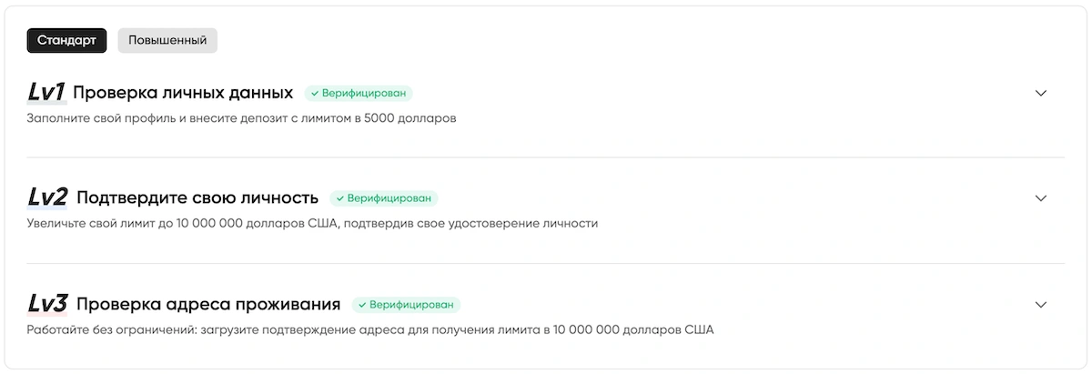 верификация в vantagemarkets
