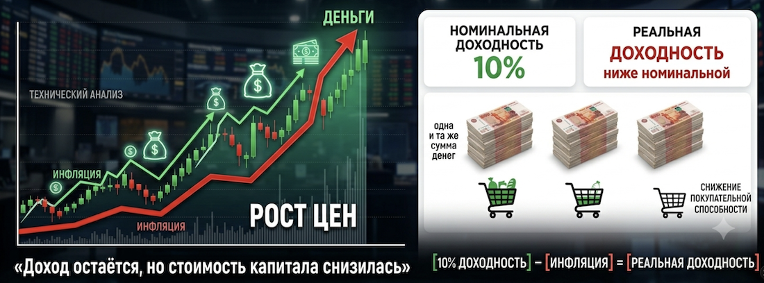 Влияние инфляции на доходность пассивного дохода