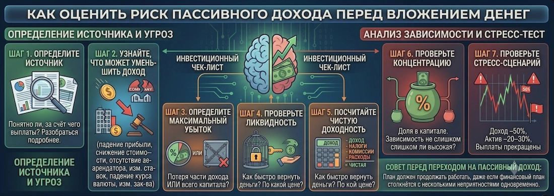 Как оценить риск пассивного дохода